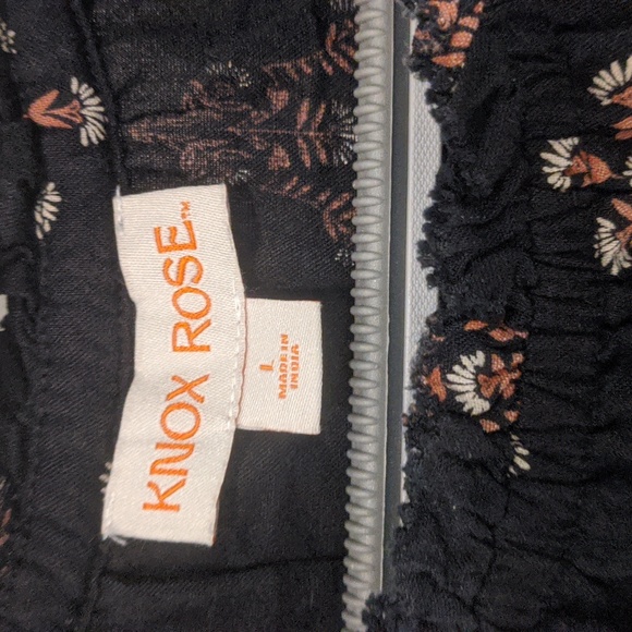 Knox Rose women's size large puff sleeve blouse - Picture 3 of 3